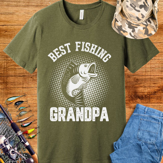 Best Fishing Grandpa T Shirt