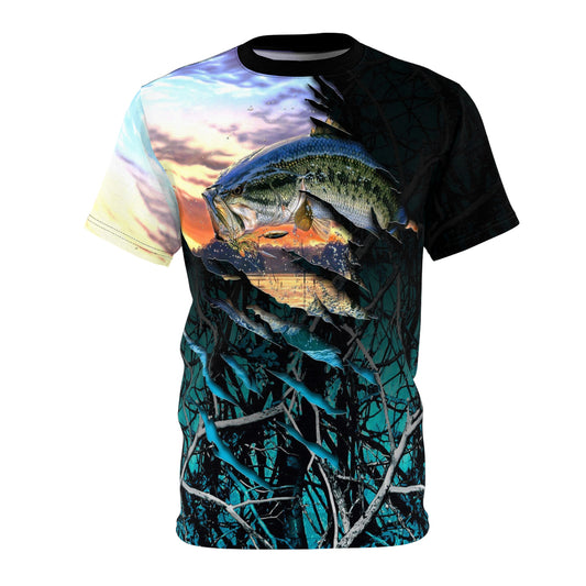 Fishing 3D Graphic T Shirt