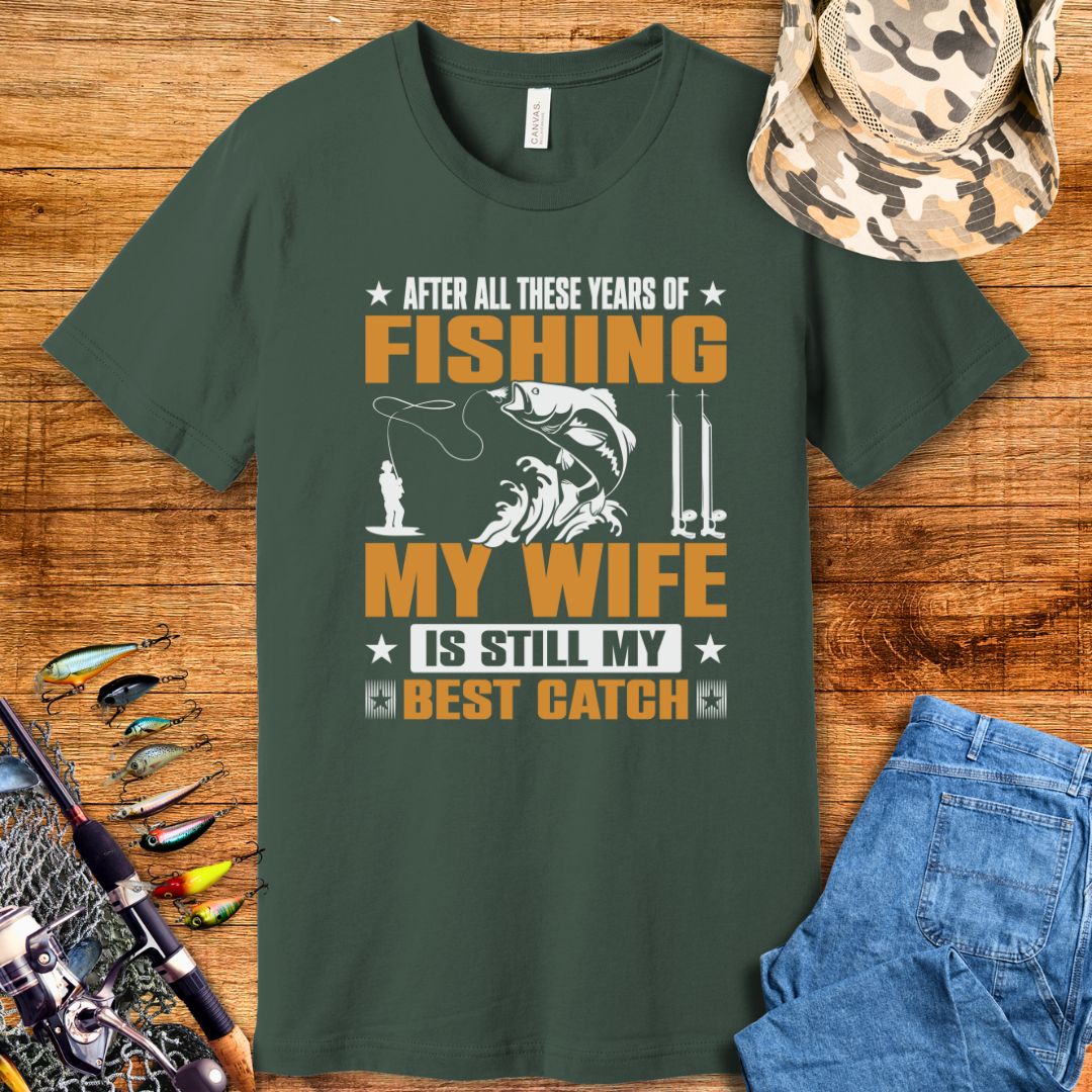 After All These Years Fishing T Shirt