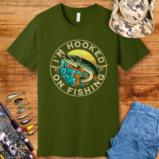 I'm Hooked On Fishing T Shirt