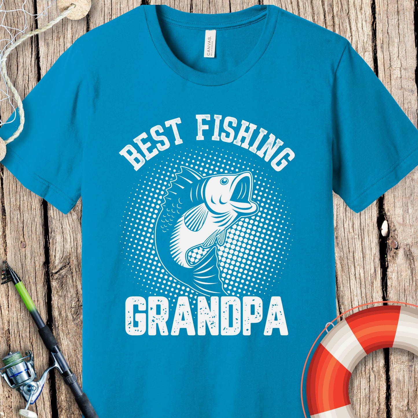 Best Fishing Grandpa T-Shirt