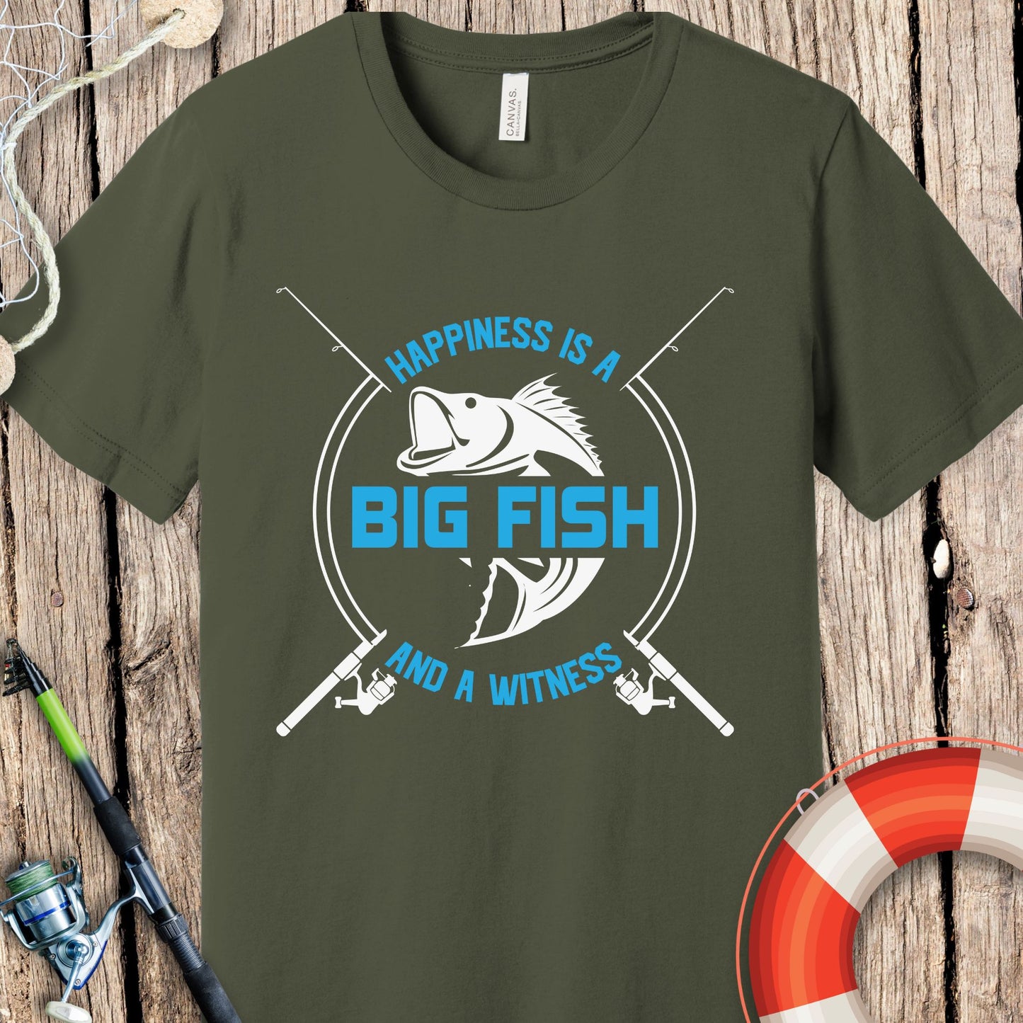 Happiness Is A Big Fish T-Shirt
