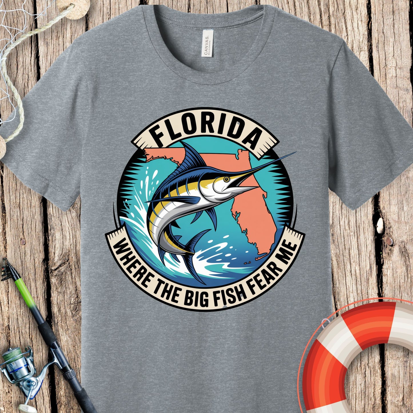 Florida Fish Fear Me T-Shirt
