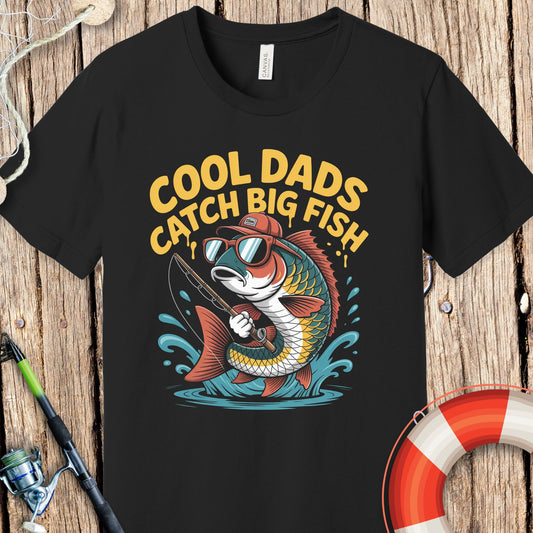 Cool Dads Catch Big Fish T-Shirt