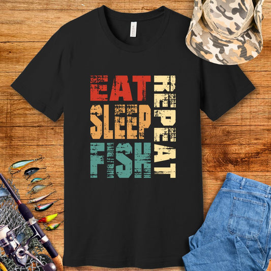 Eat Sleep Fish T Shirt