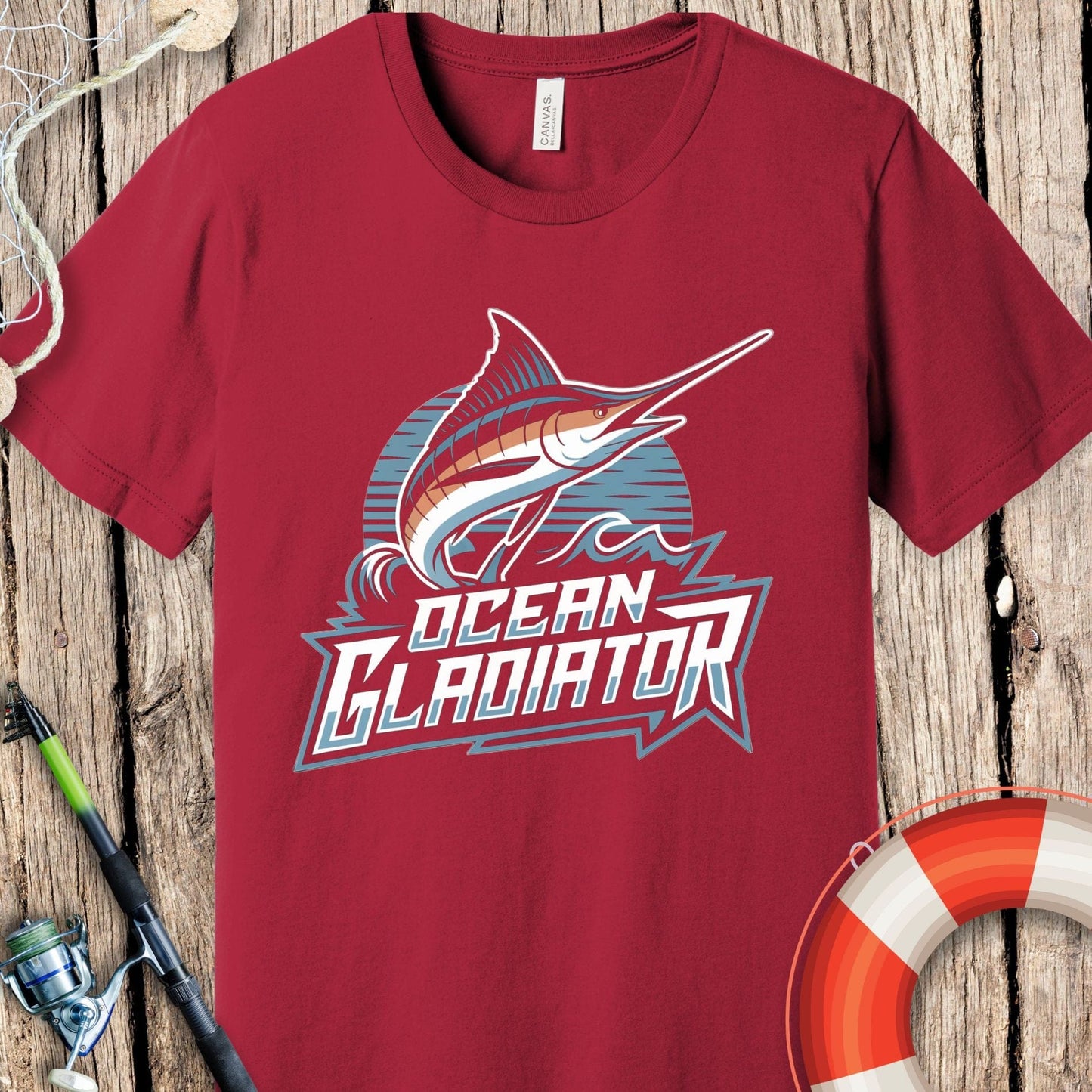 Ocean Gladiator Fishing T Shirt