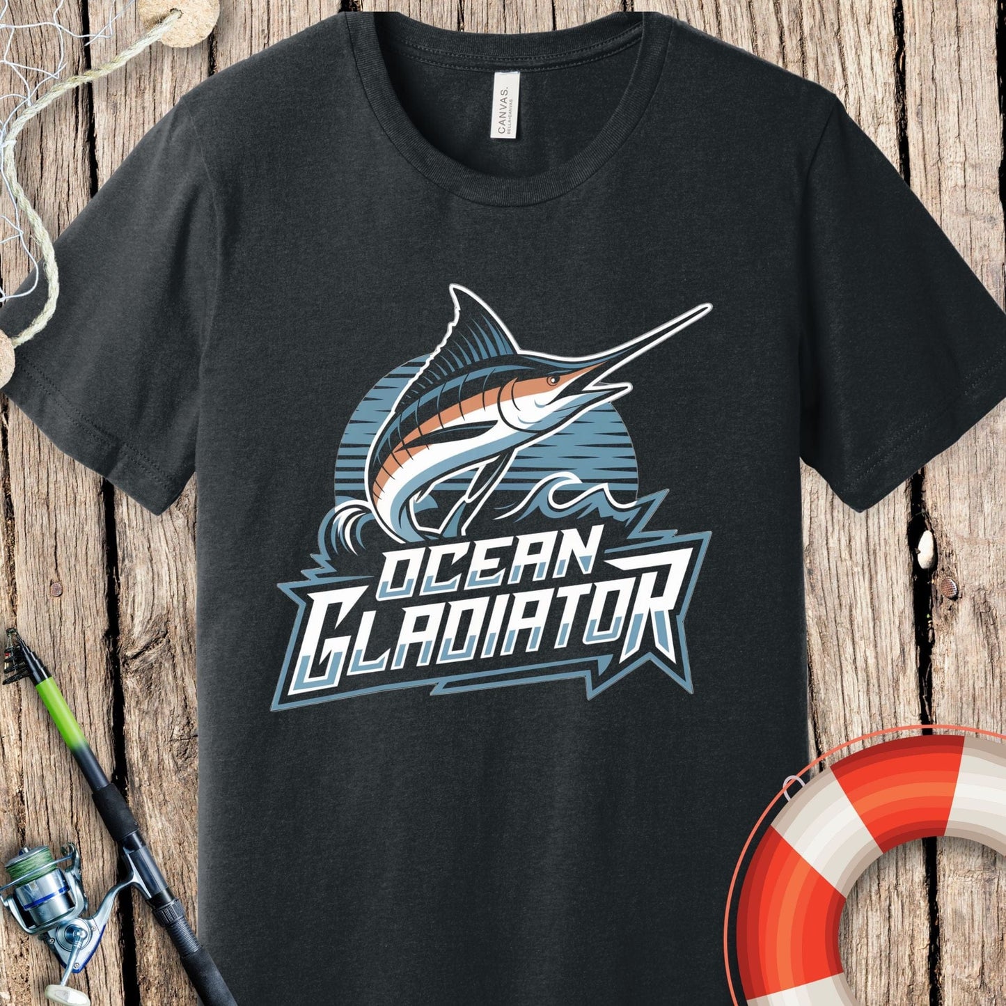 Ocean Gladiator Fishing T Shirt