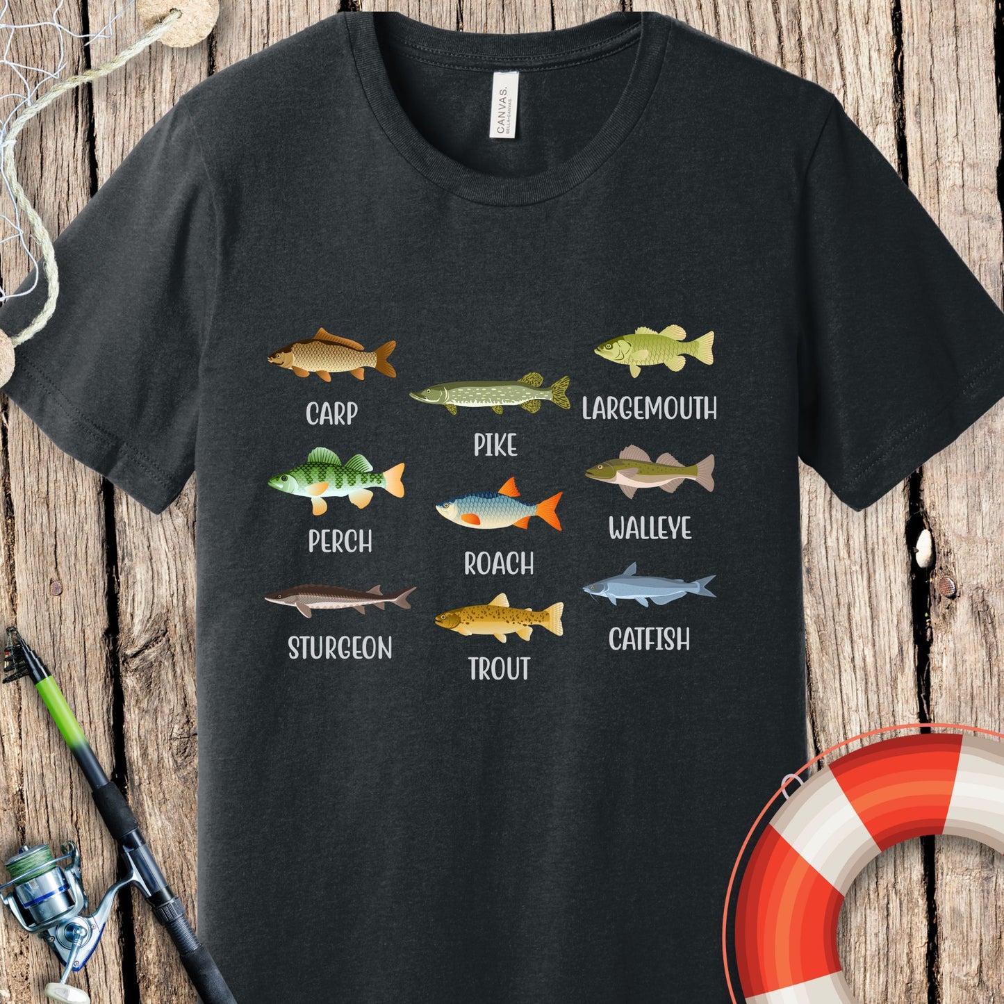 Fish Types T Shirt
