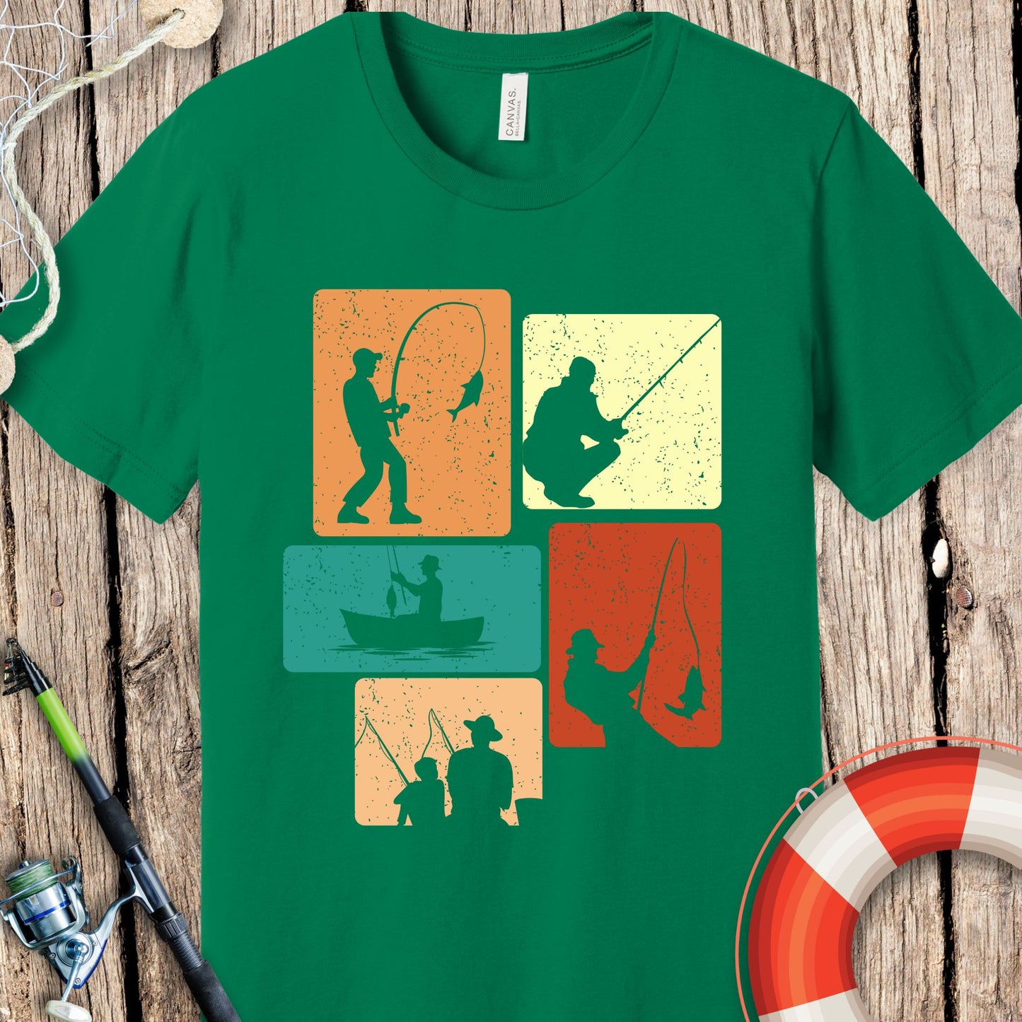 Abstract Fishing Unisex T-Shirt
