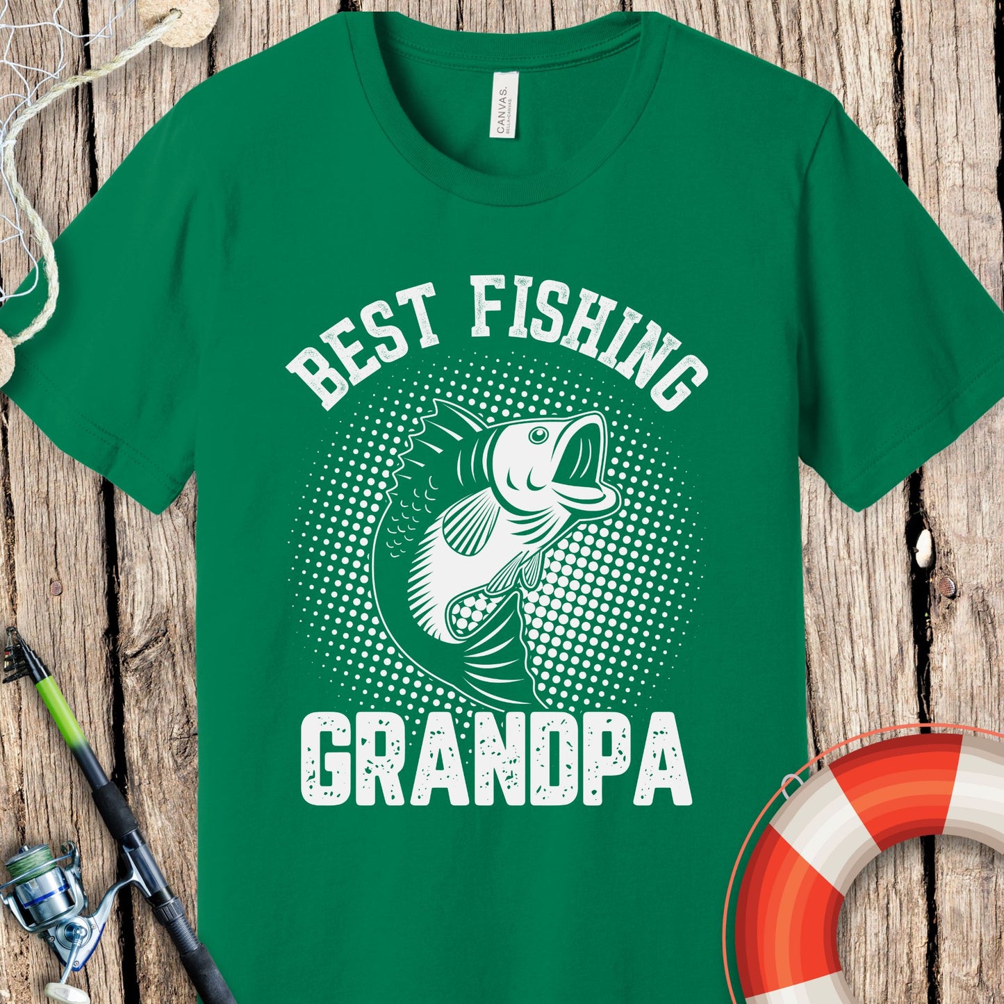 Best Fishing Grandpa T-Shirt