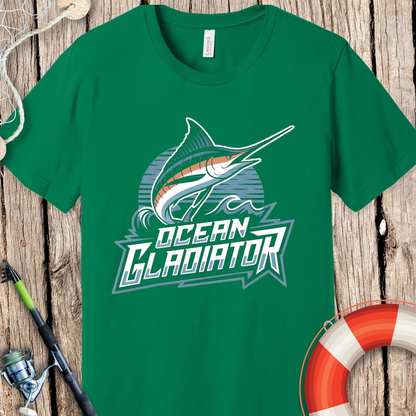 Ocean Gladiator Fishing T Shirt