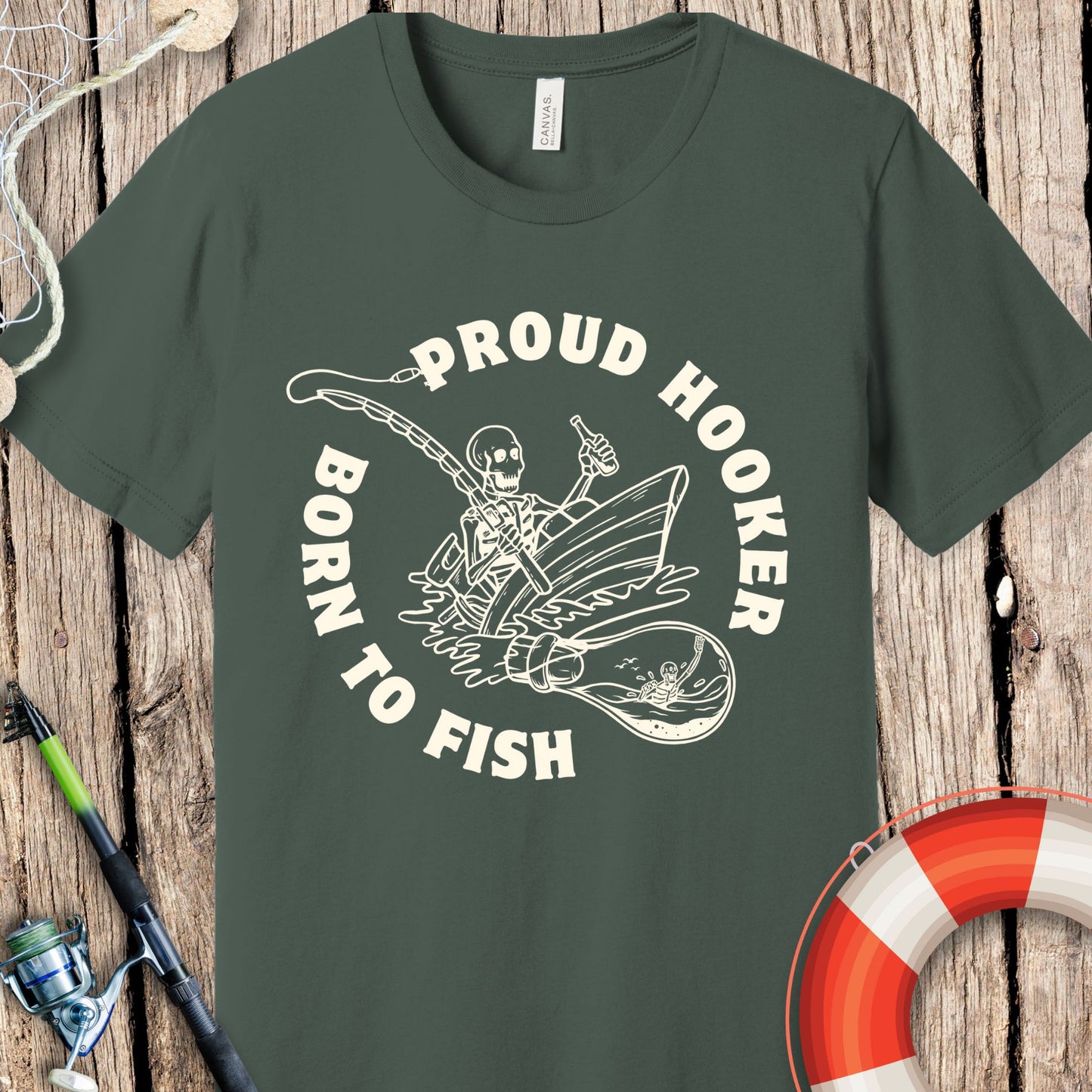Proud Hooker Fish T-Shirt