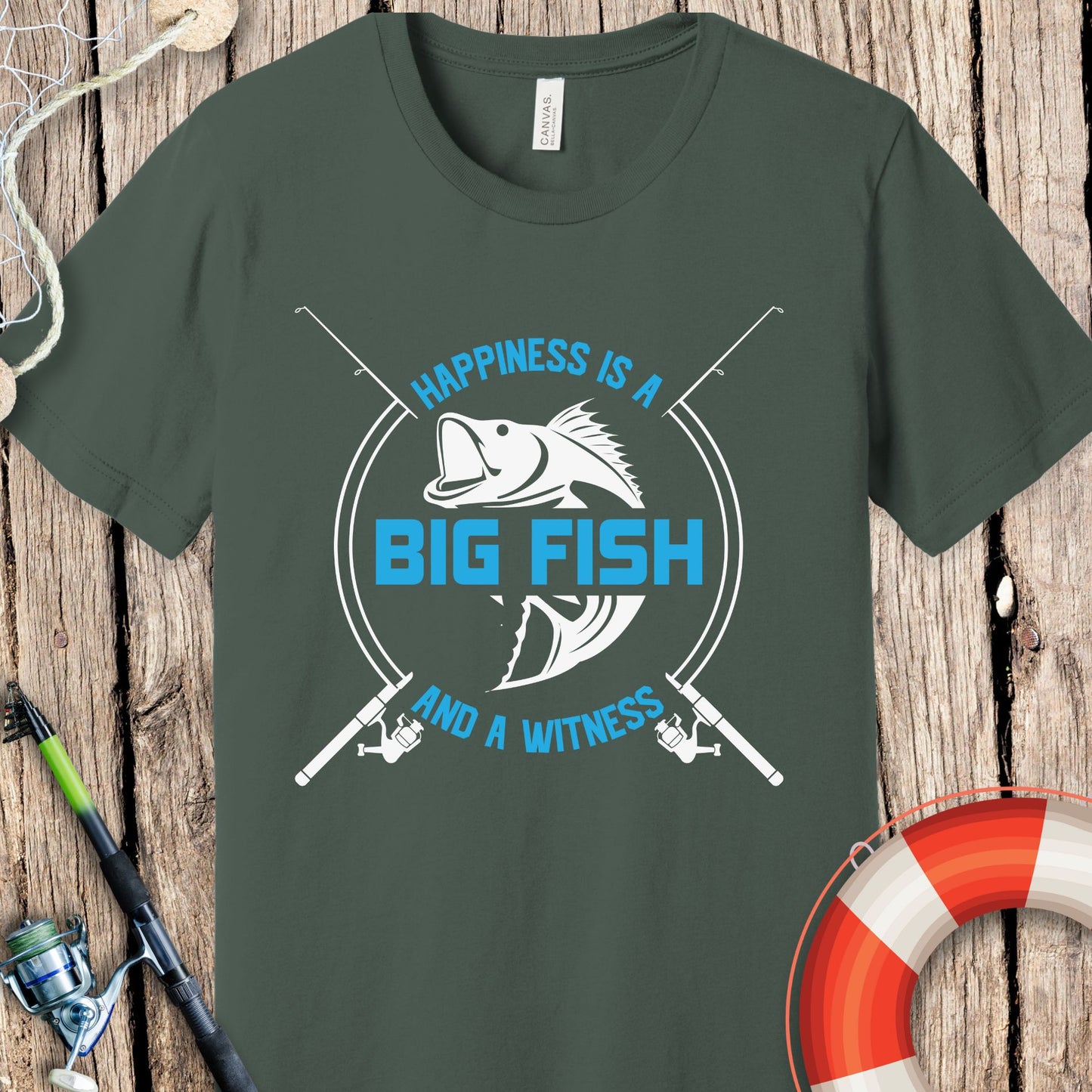 Happiness Is A Big Fish T-Shirt
