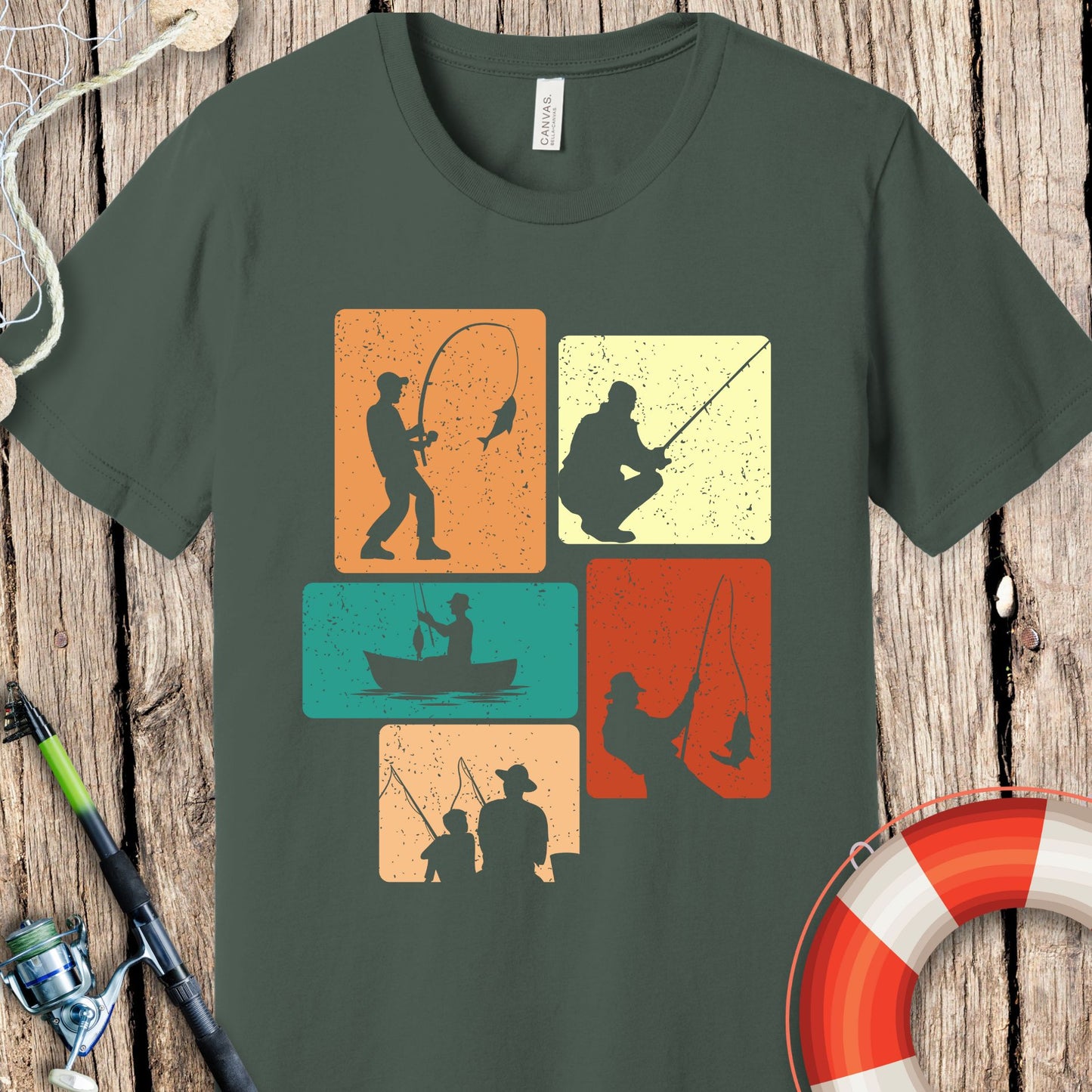 Abstract Fishing Unisex T-Shirt