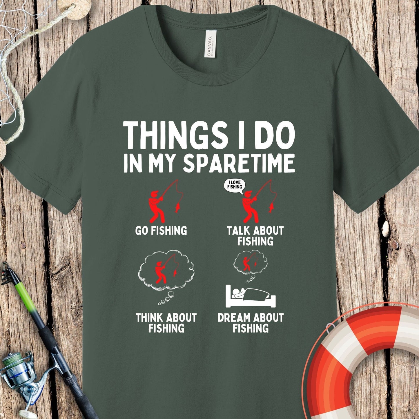 Things I Do Fishing T-Shirt