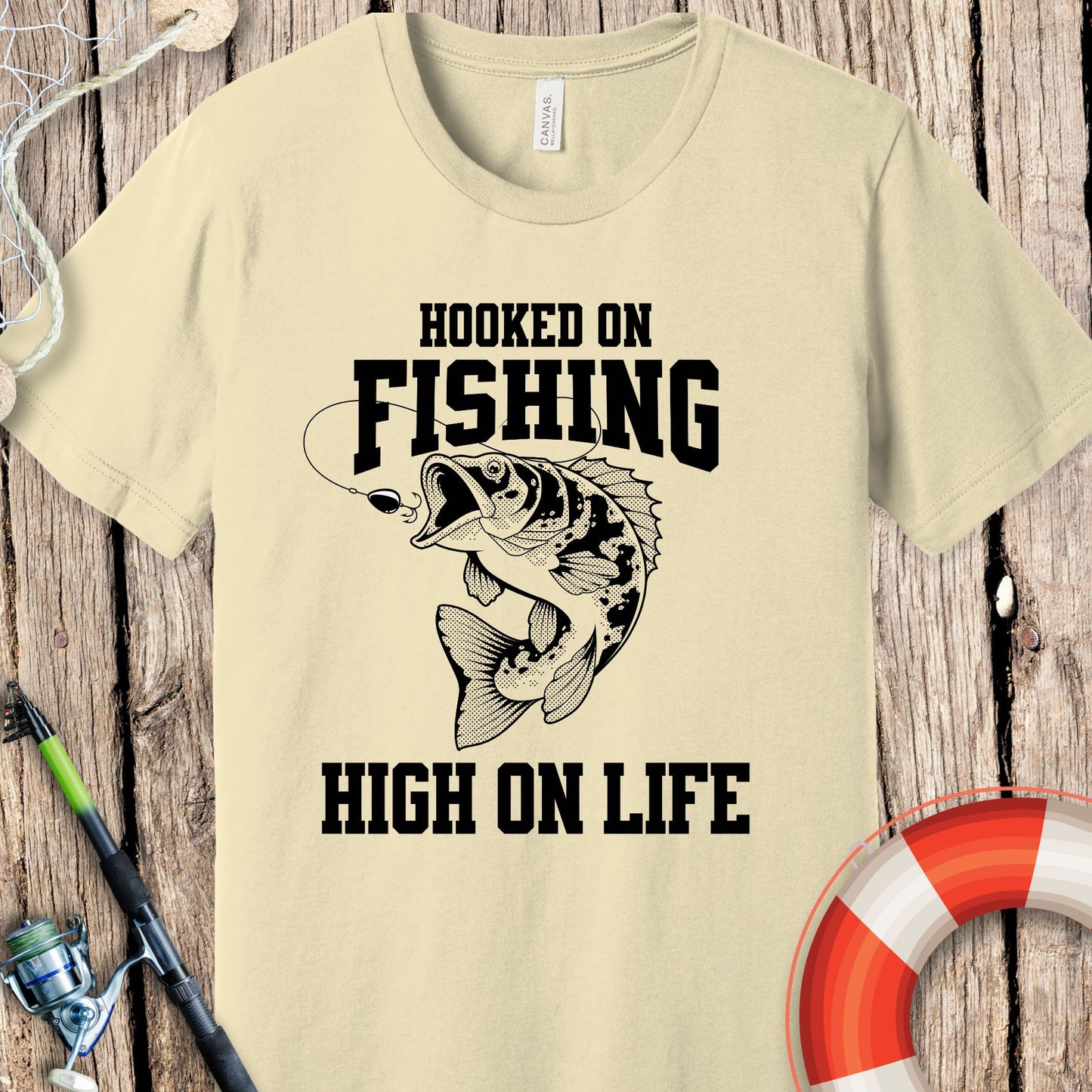 Hooked On Fishing T-Shirt