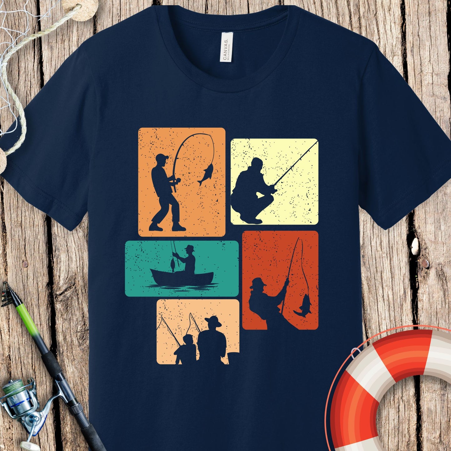 Abstract Fishing Unisex T-Shirt