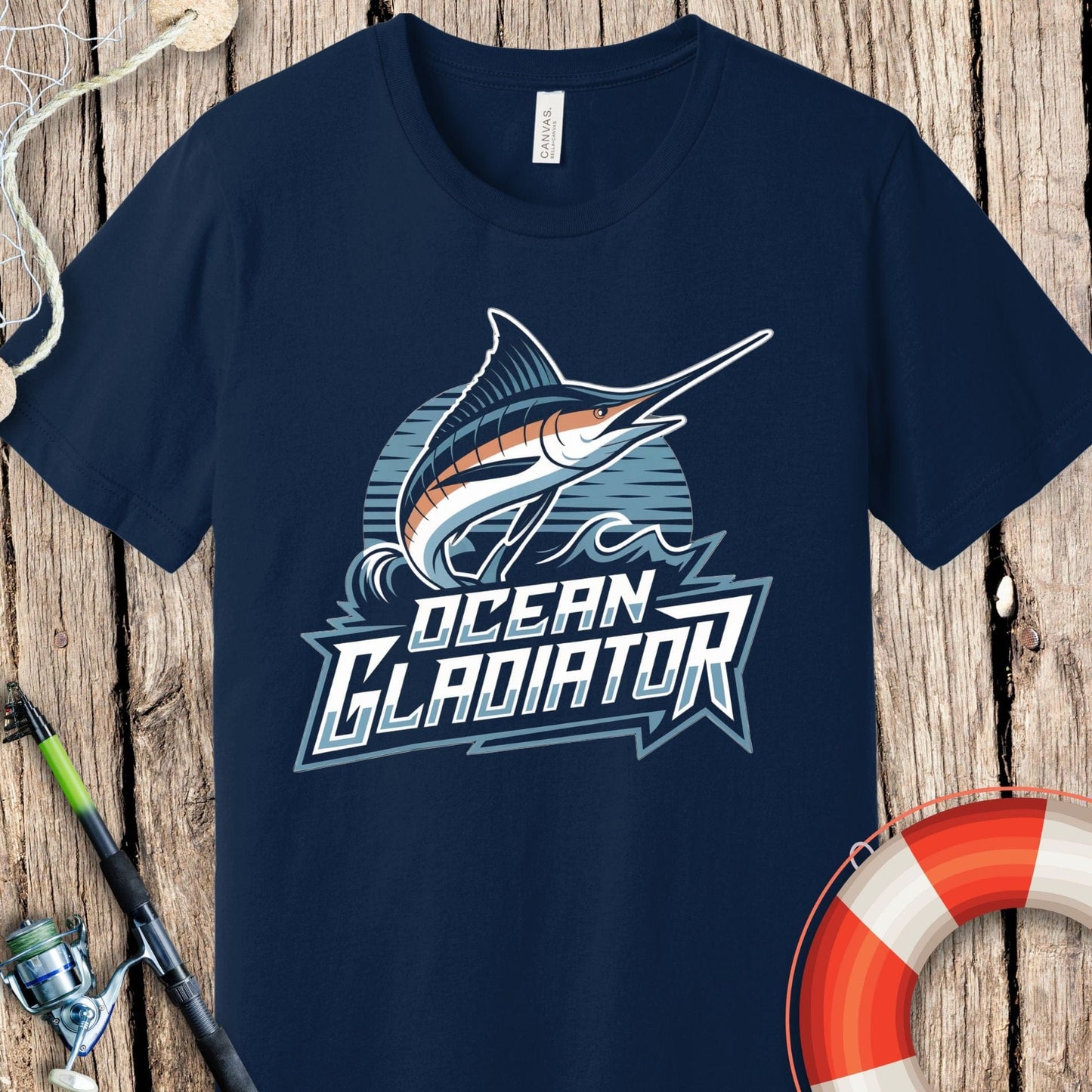 Ocean Gladiator Fishing T Shirt
