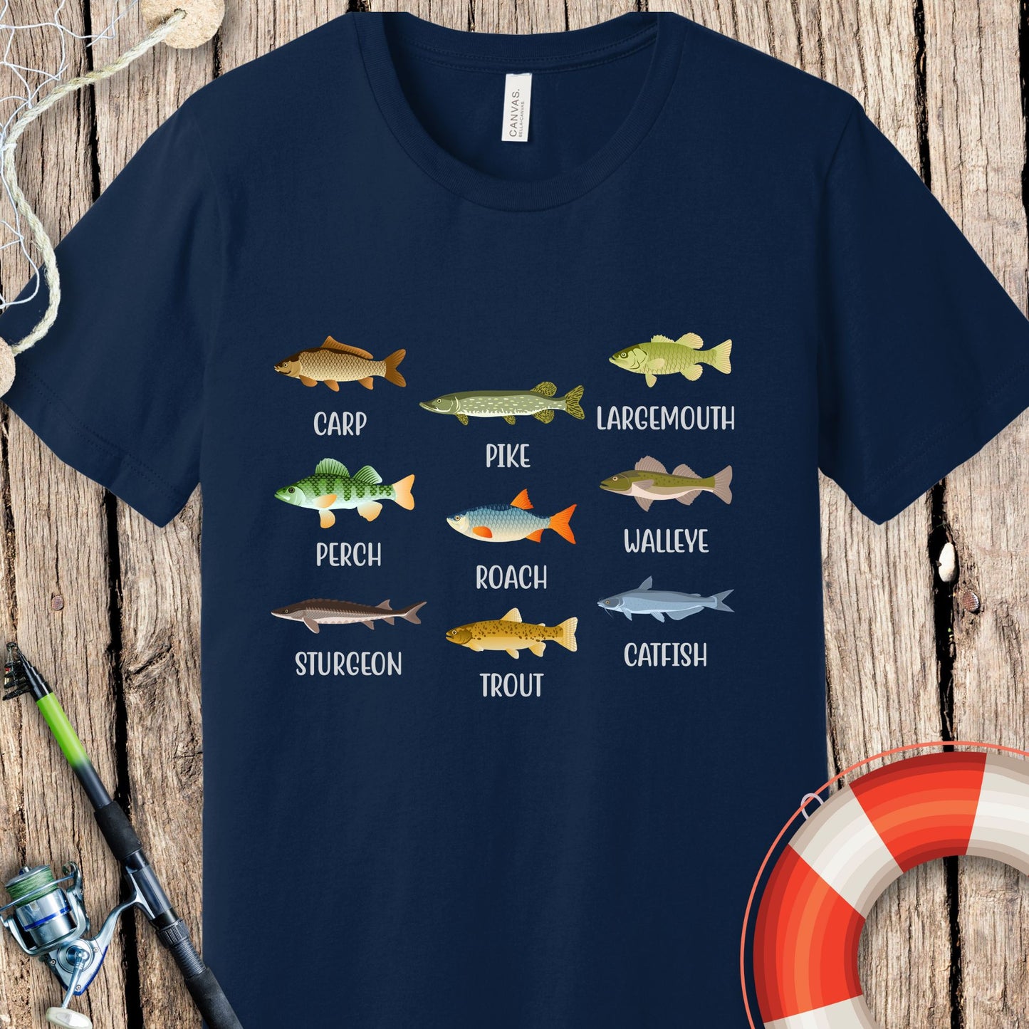 Fish Types T Shirt