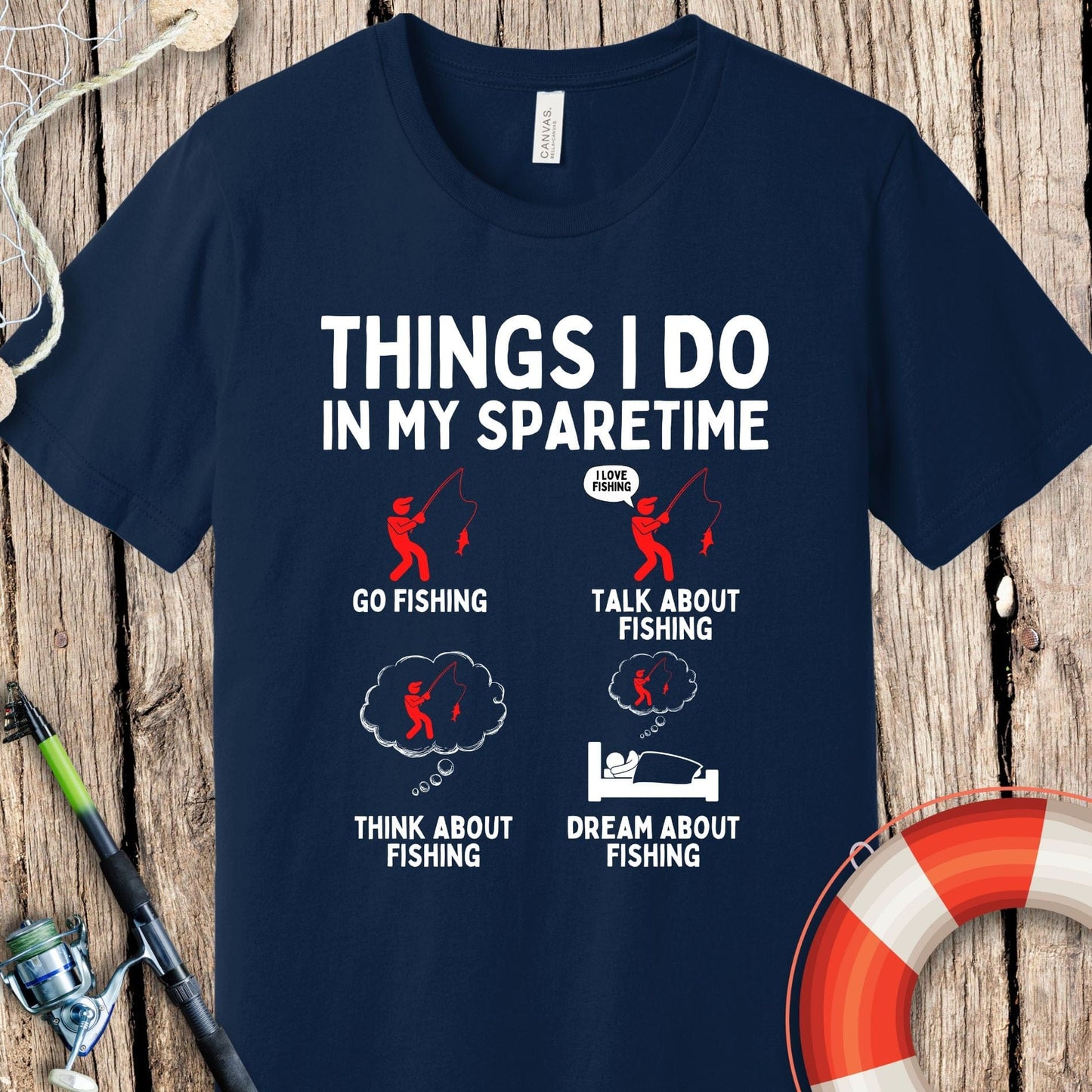 Things I Do Fishing T-Shirt