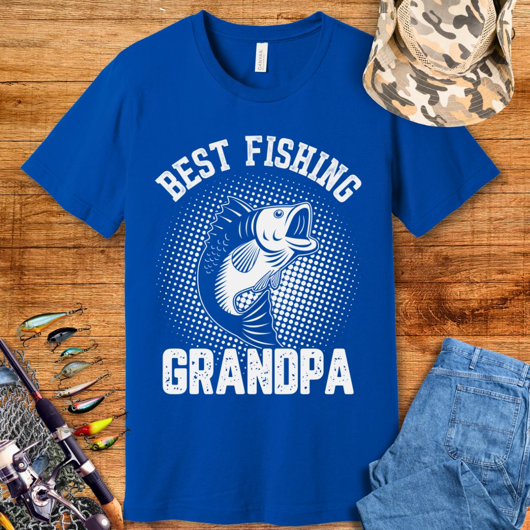 Best Fishing Grandpa T-Shirt