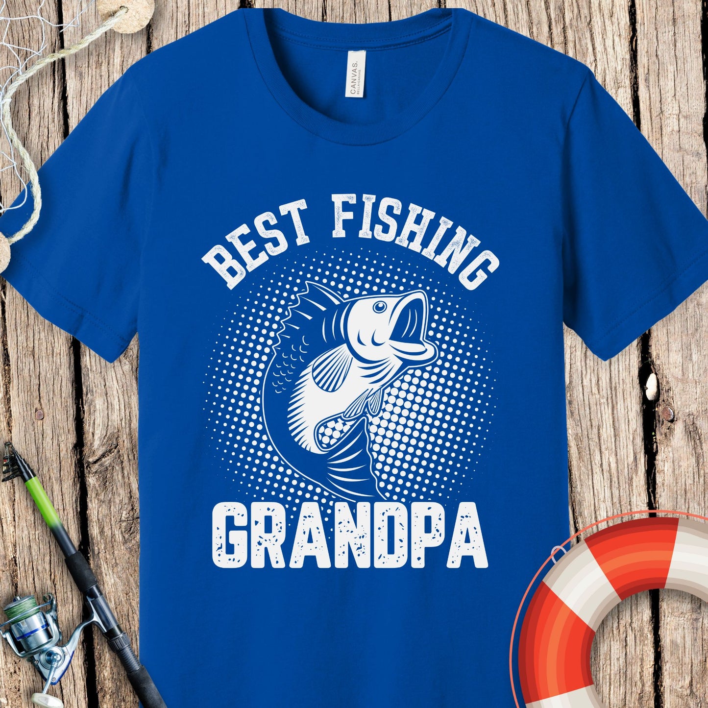 Best Fishing Grandpa T-Shirt