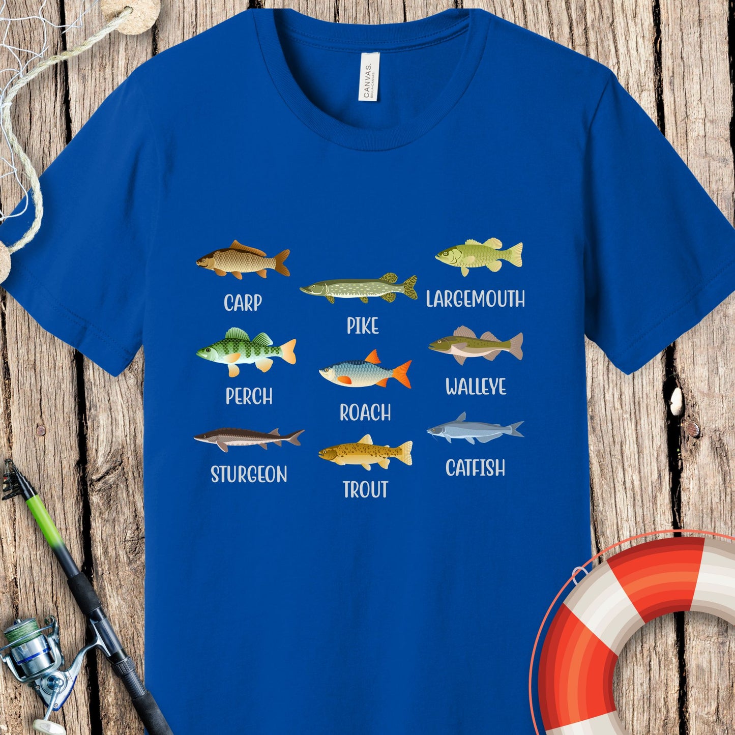Fish Types T Shirt