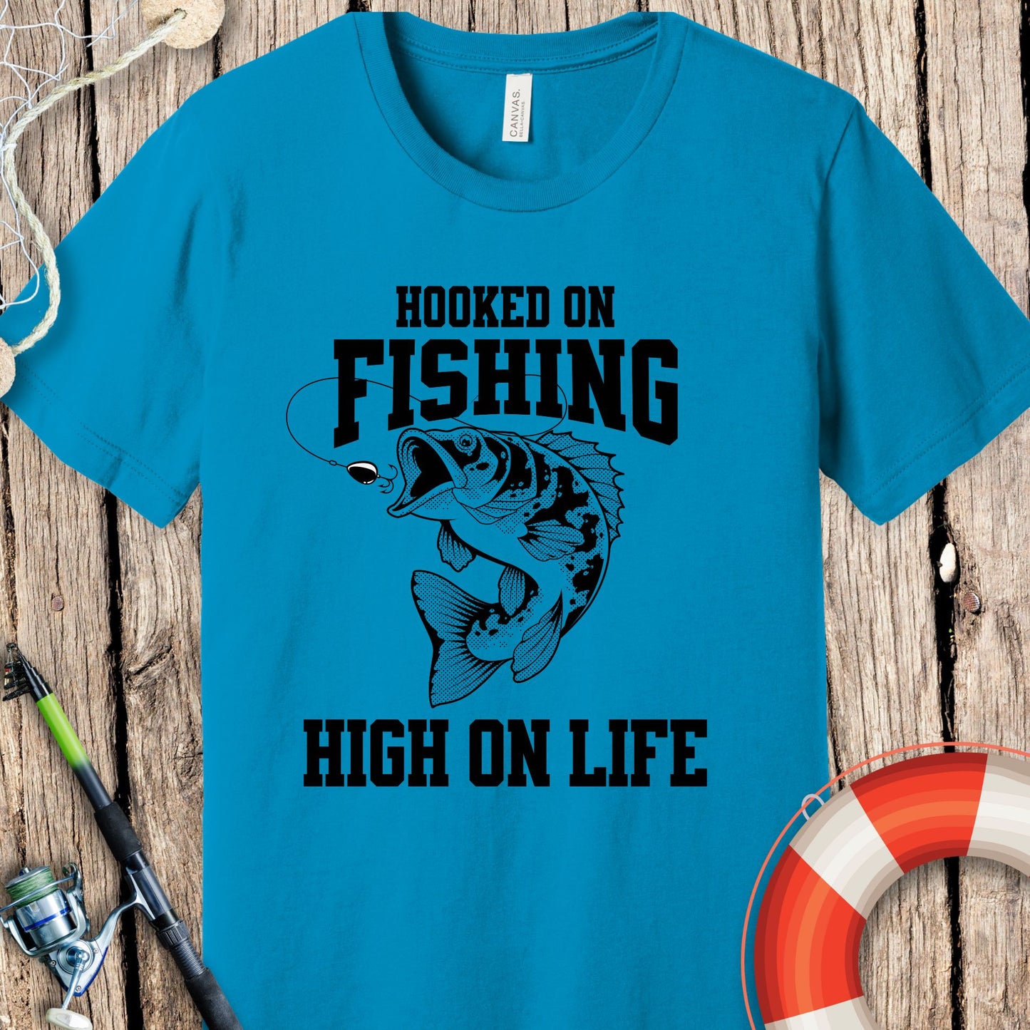 Hooked On Fishing T-Shirt