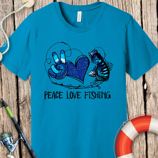 Peace Love Fishing T-Shirt