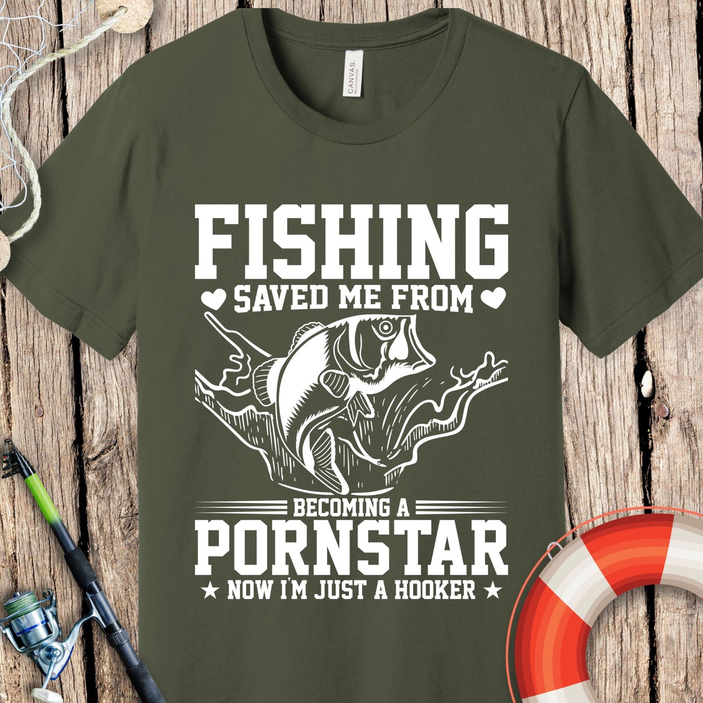 Fishing Saved Me T Shirt