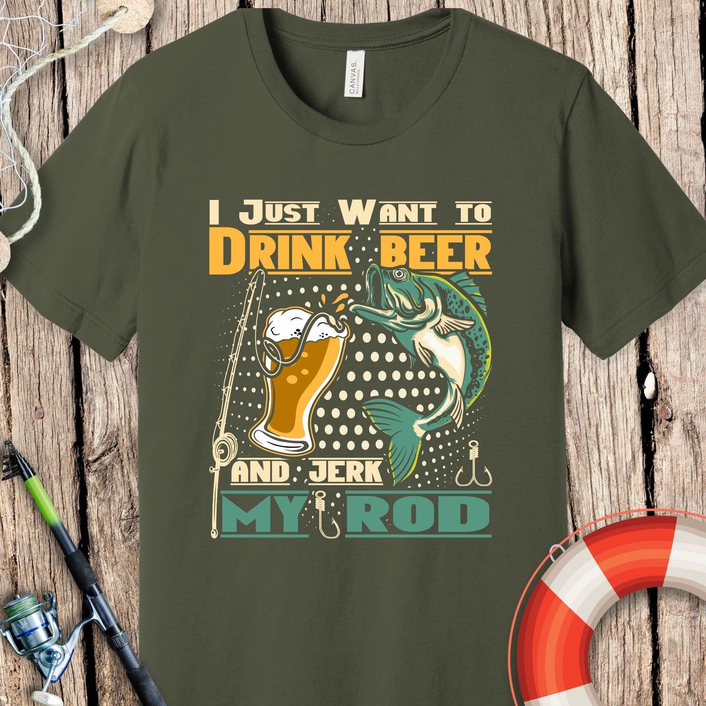 I Just Want To Drink Beer T-Shirt