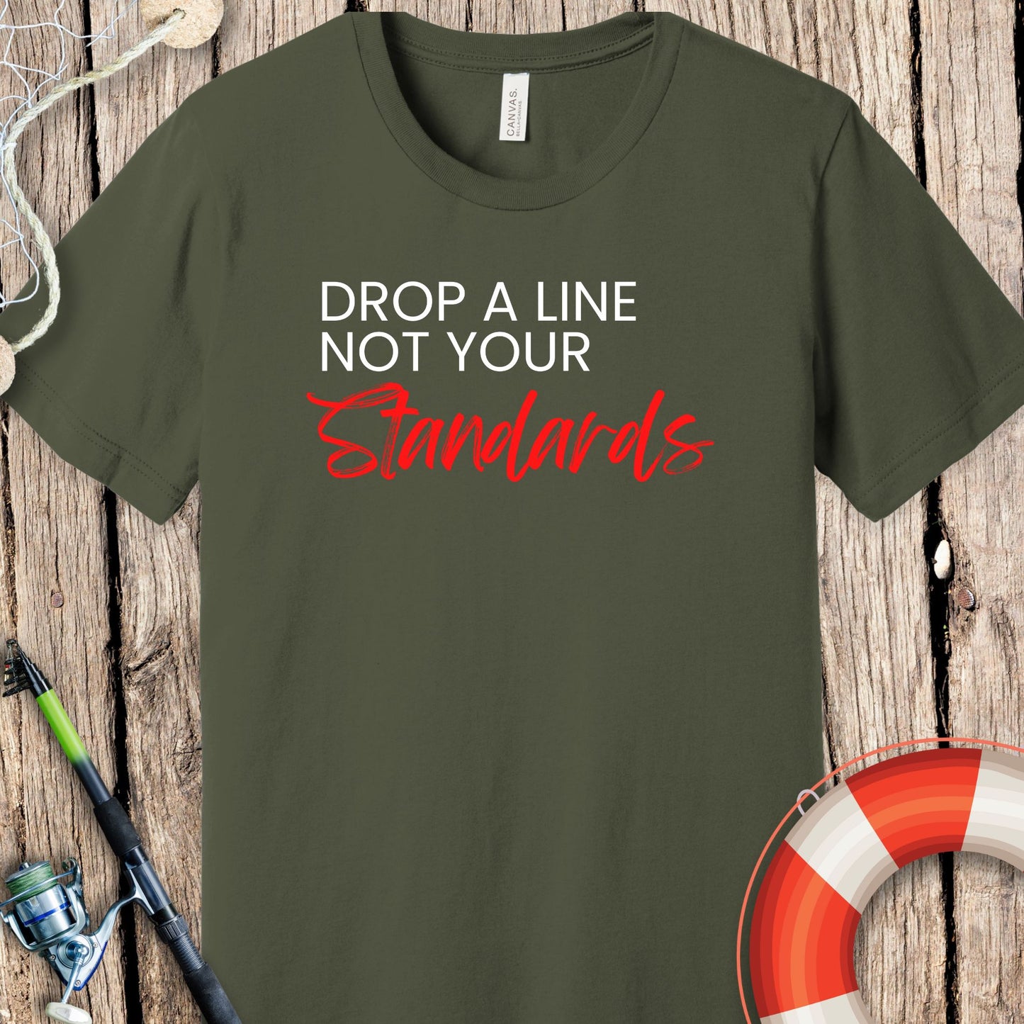 Drop A Line Fishing T-Shirt