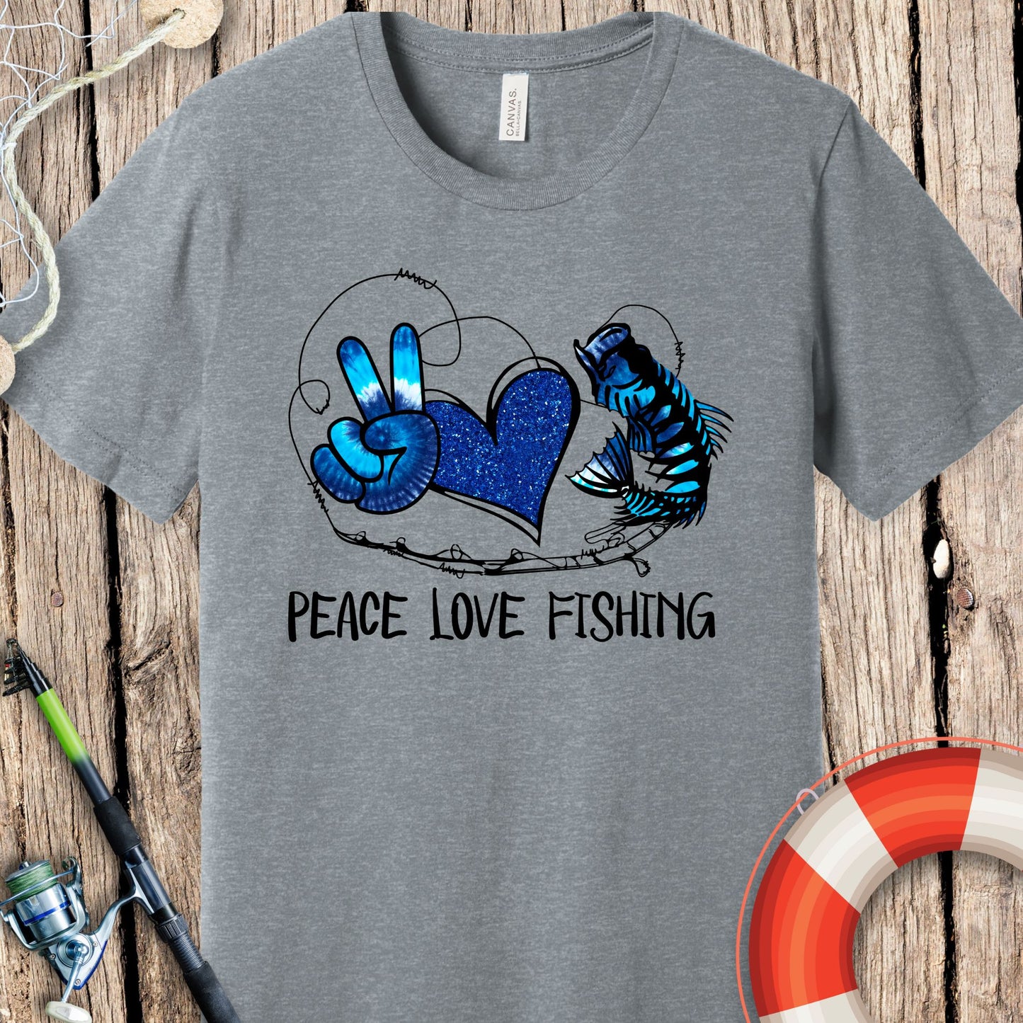 Peace Love Fishing T-Shirt