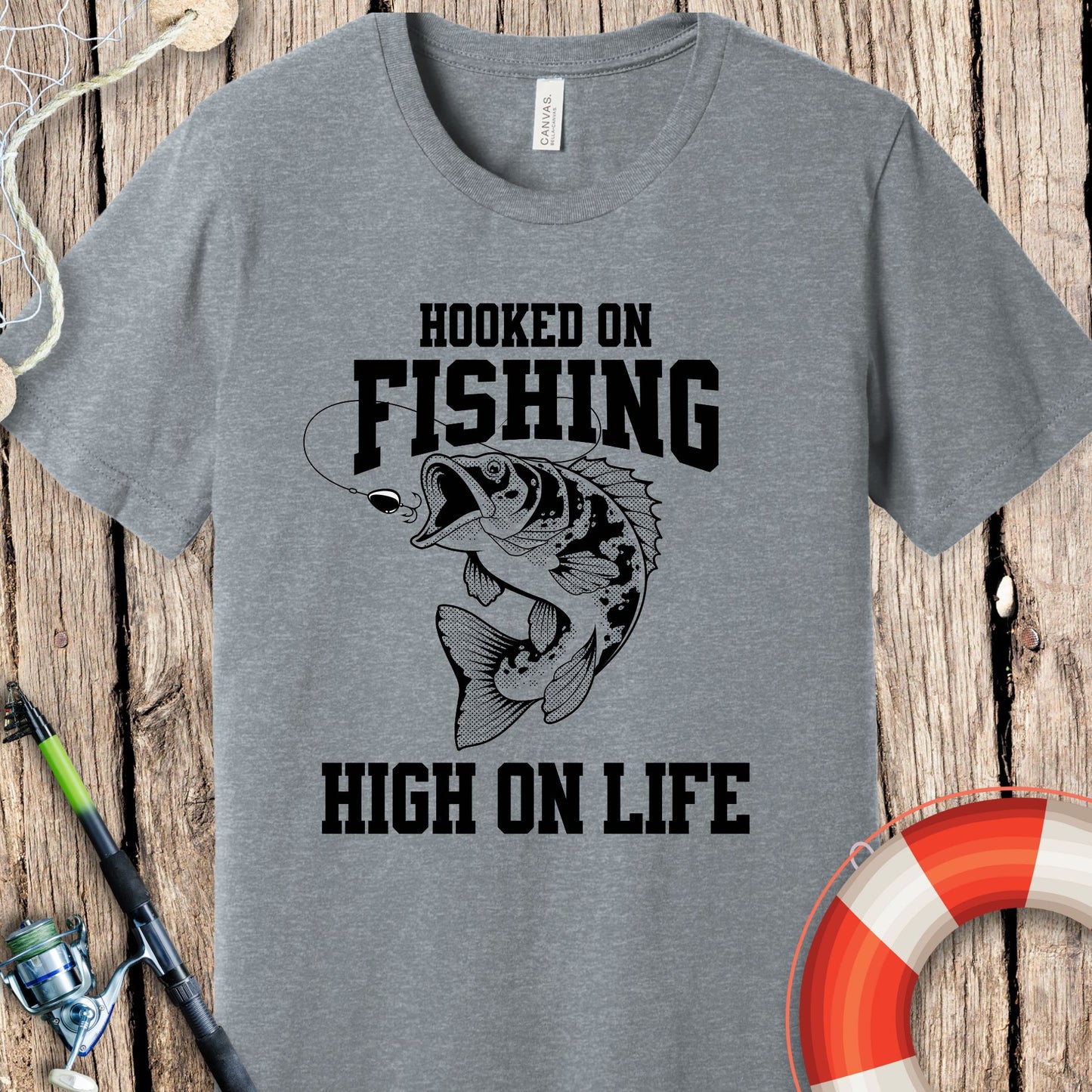 Hooked On Fishing T-Shirt