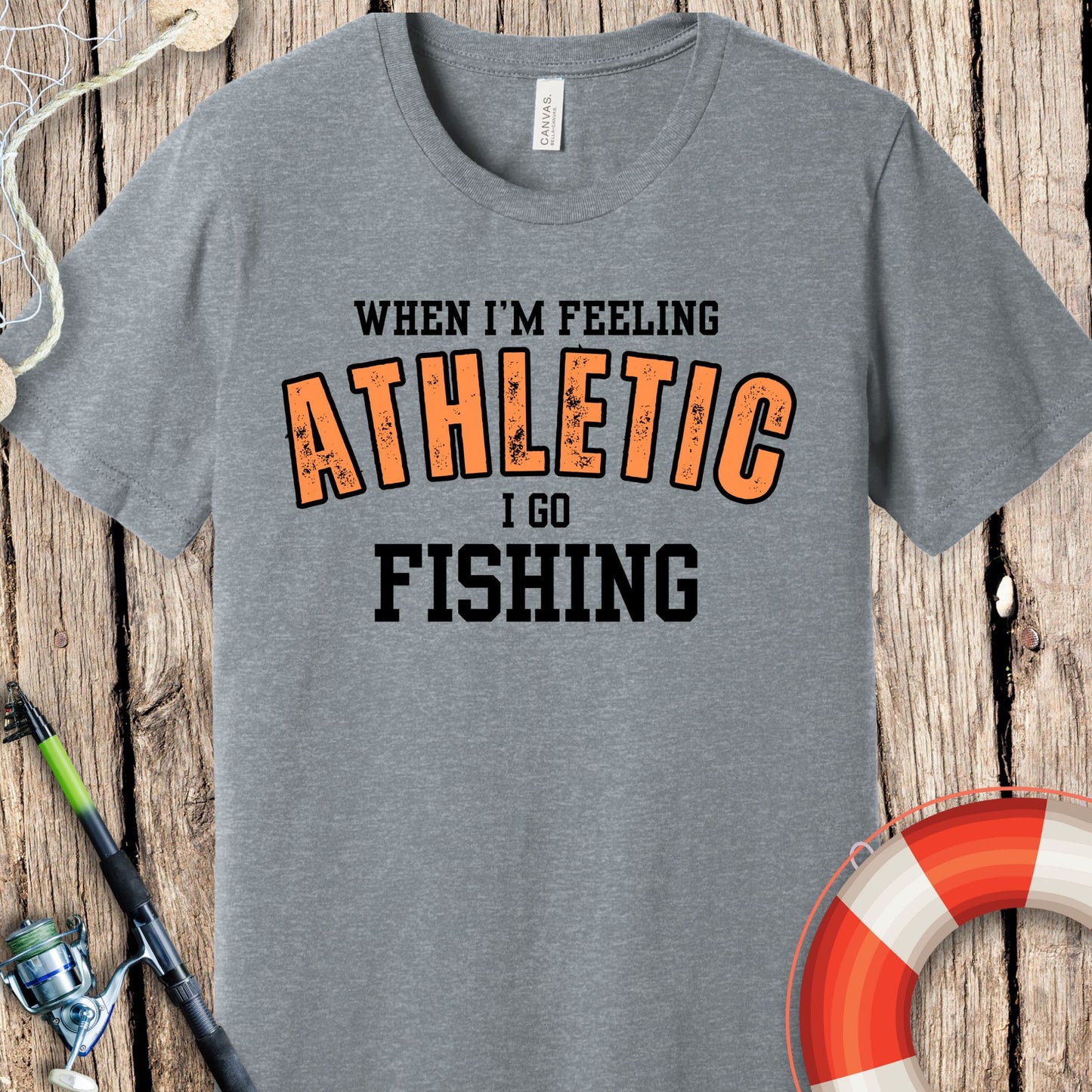 Athletic Fishing T-Shirt