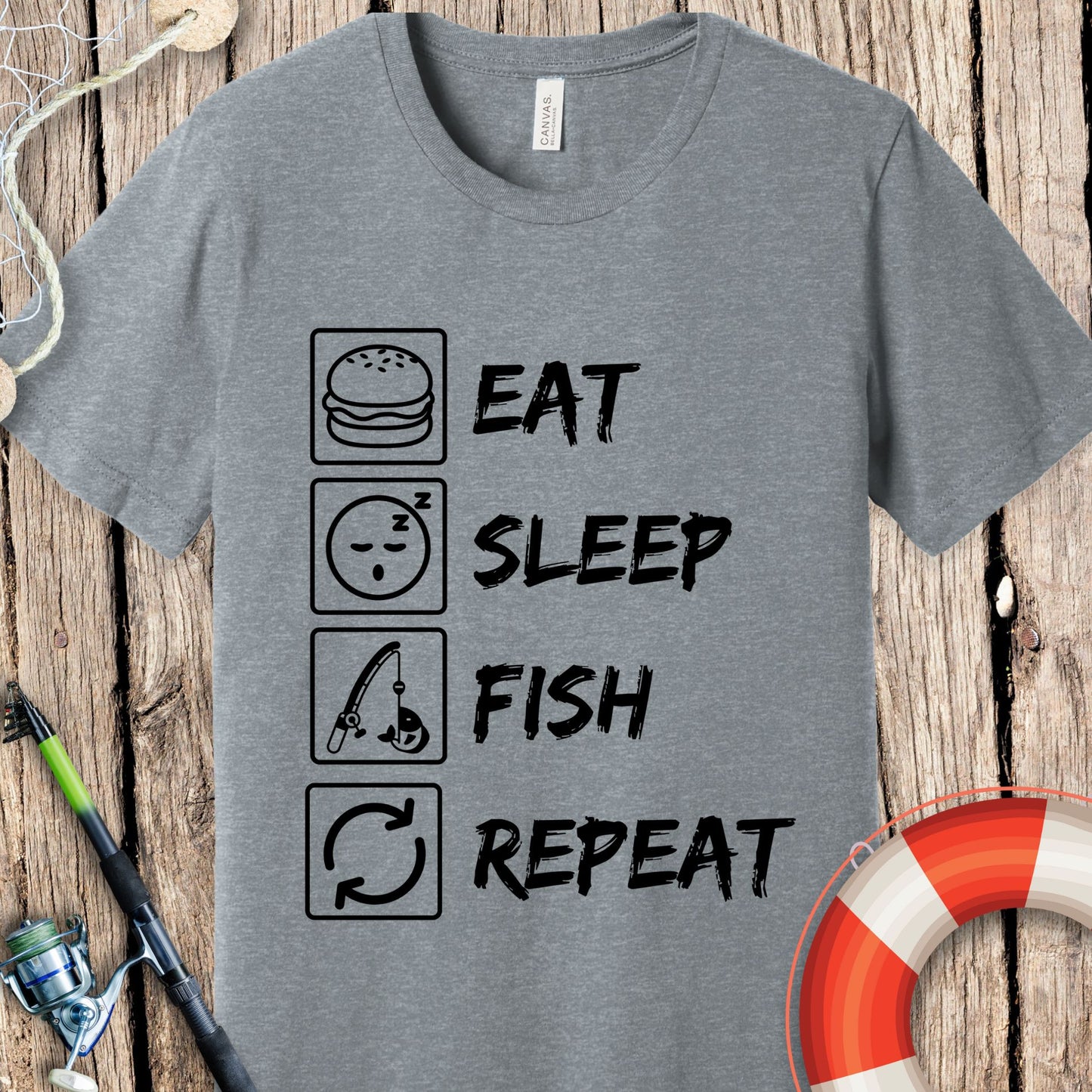 Eat Sleep Fish T-Shirt