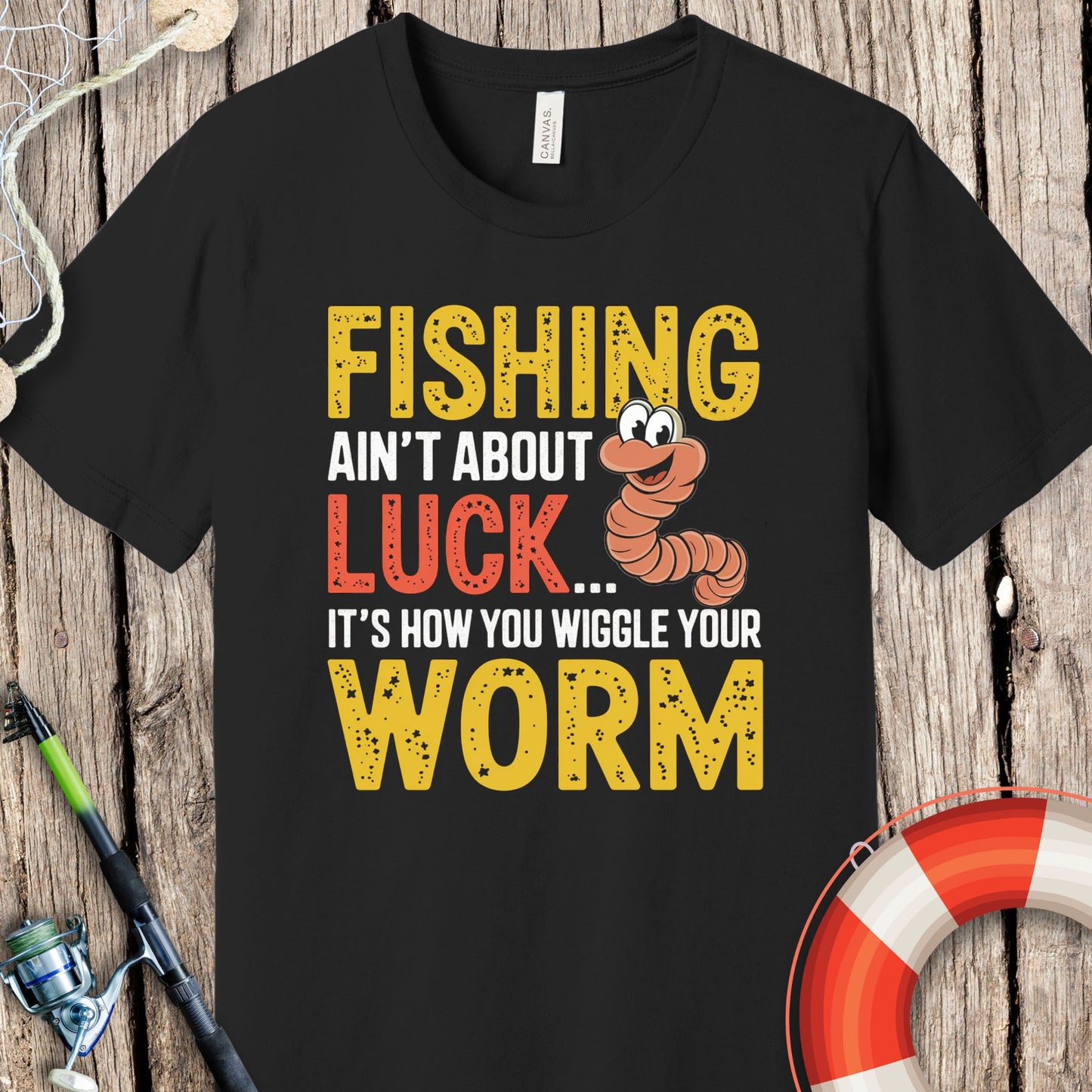 Fishing Ain't About Luck T-Shirt