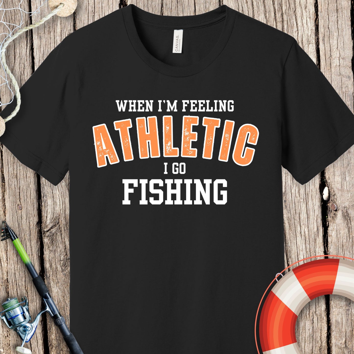 Athletic Fishing T-Shirt