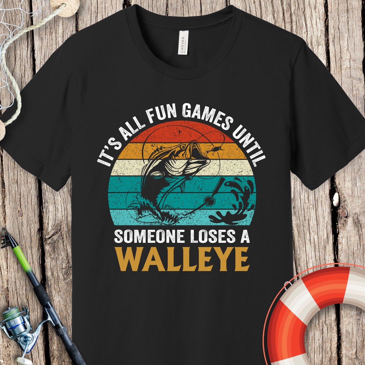 It's All Fun & Games Fishing T-Shirt