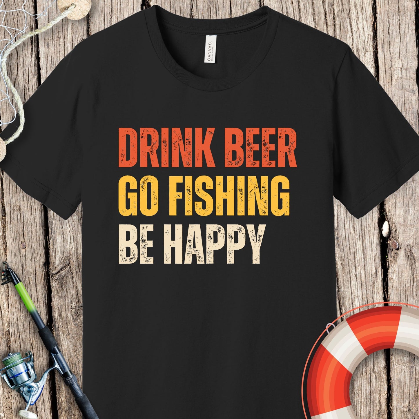 Drink Beer Go Fishing T-Shirt