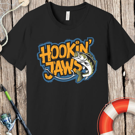 Hooking Jaws Fishing T Shirt