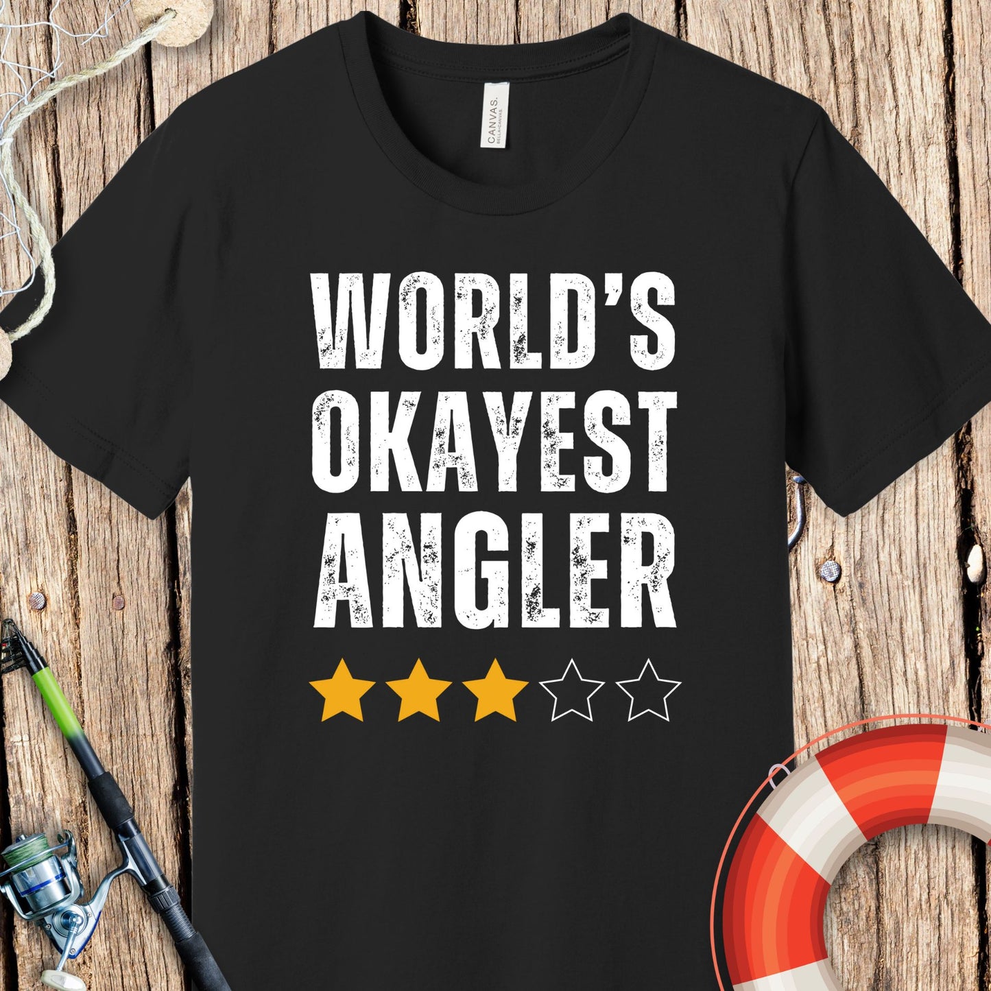 World's Okayest Angler T-Shirt