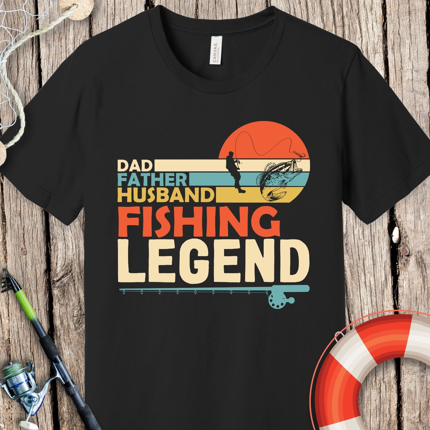 Dad Fishing Legend T-Shirt