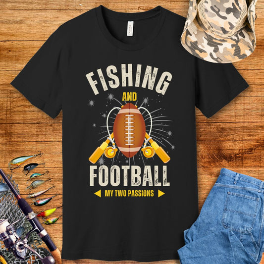 Fishing & Football T-Shirt