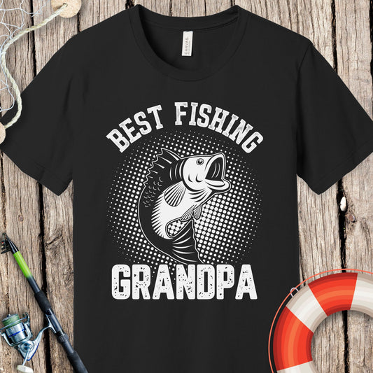 Best Fishing Grandpa T-Shirt