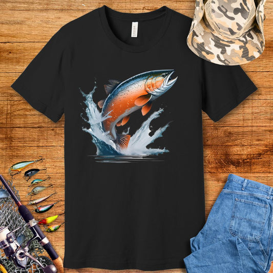 Salmon Fishing T Shirt