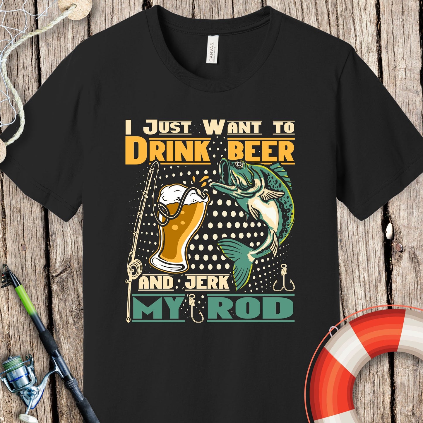 I Just Want To Drink Beer T-Shirt