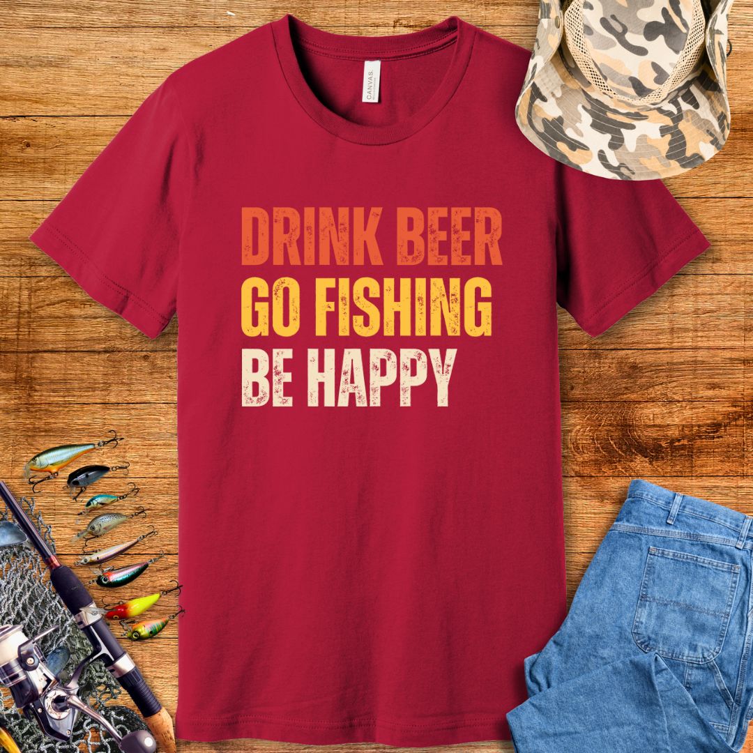 Drink Beer Go Fishing T-Shirt