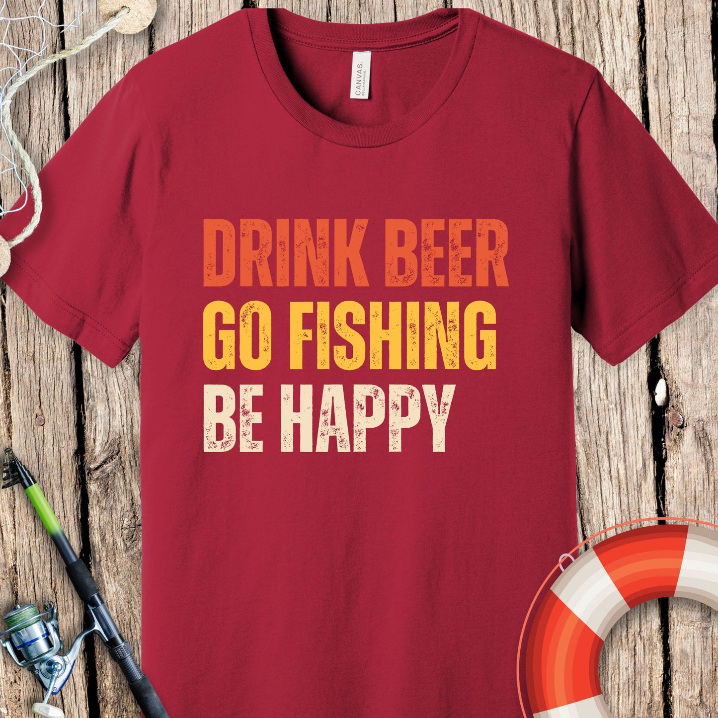 Drink Beer Go Fishing T-Shirt