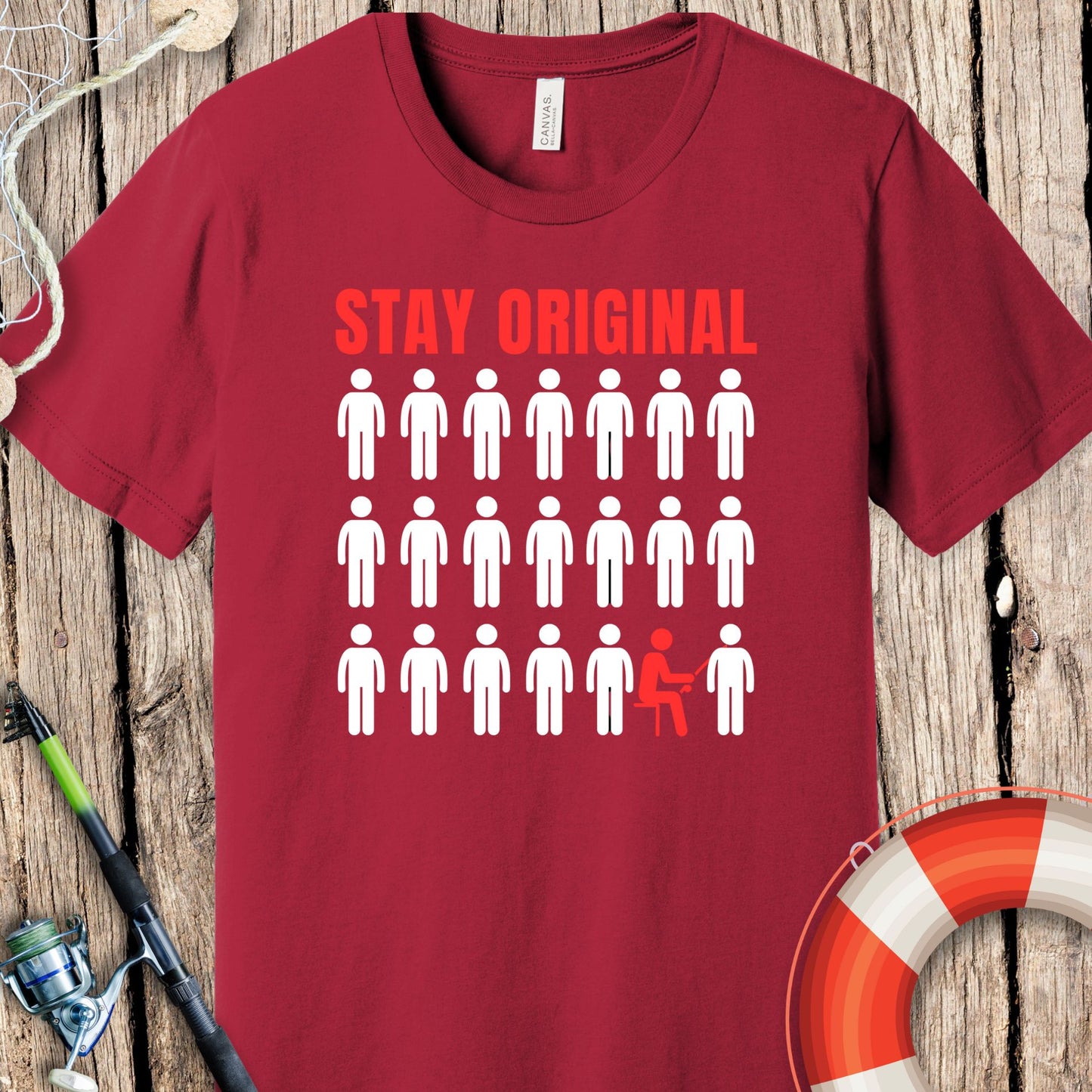 Stay Original Fishing T-Shirt